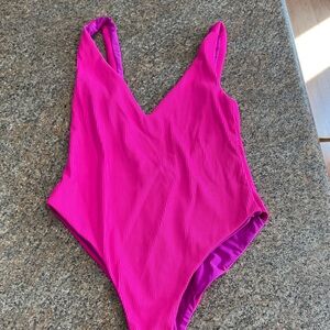 Maylana Pink One Piece Swimsuit size medium
